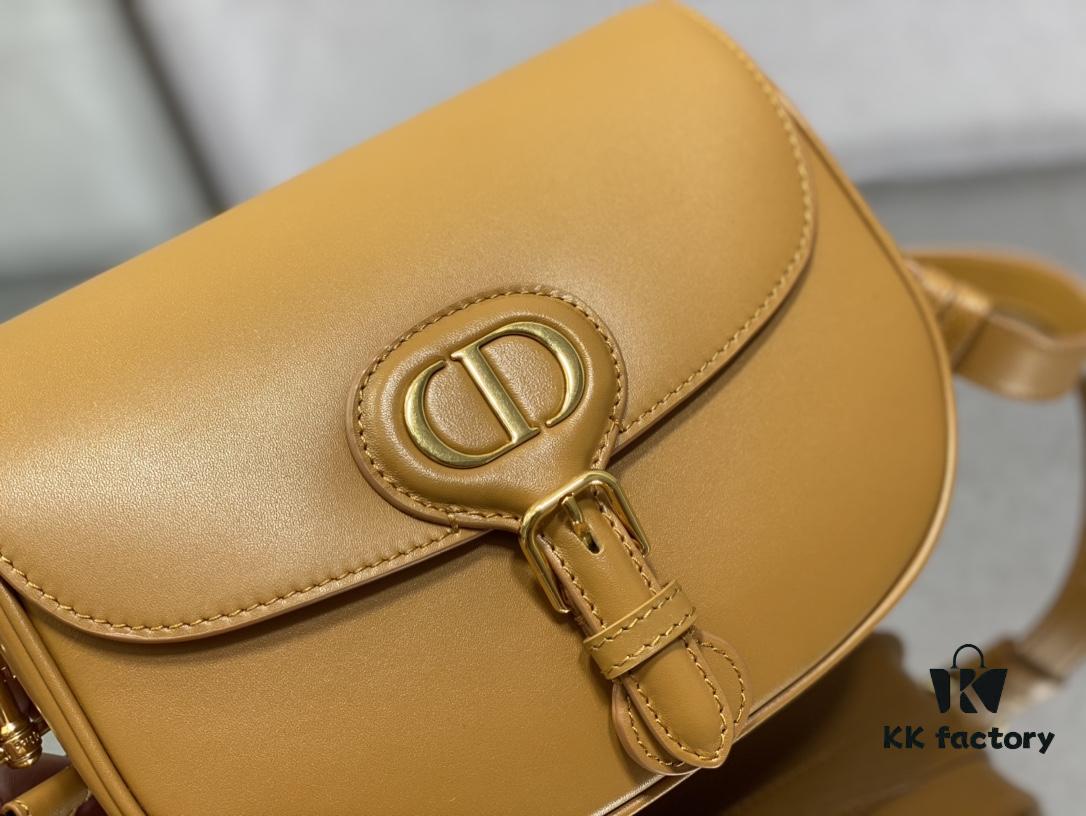 Medium Dior Bobby Handbag in Caramel Smooth Calfskin