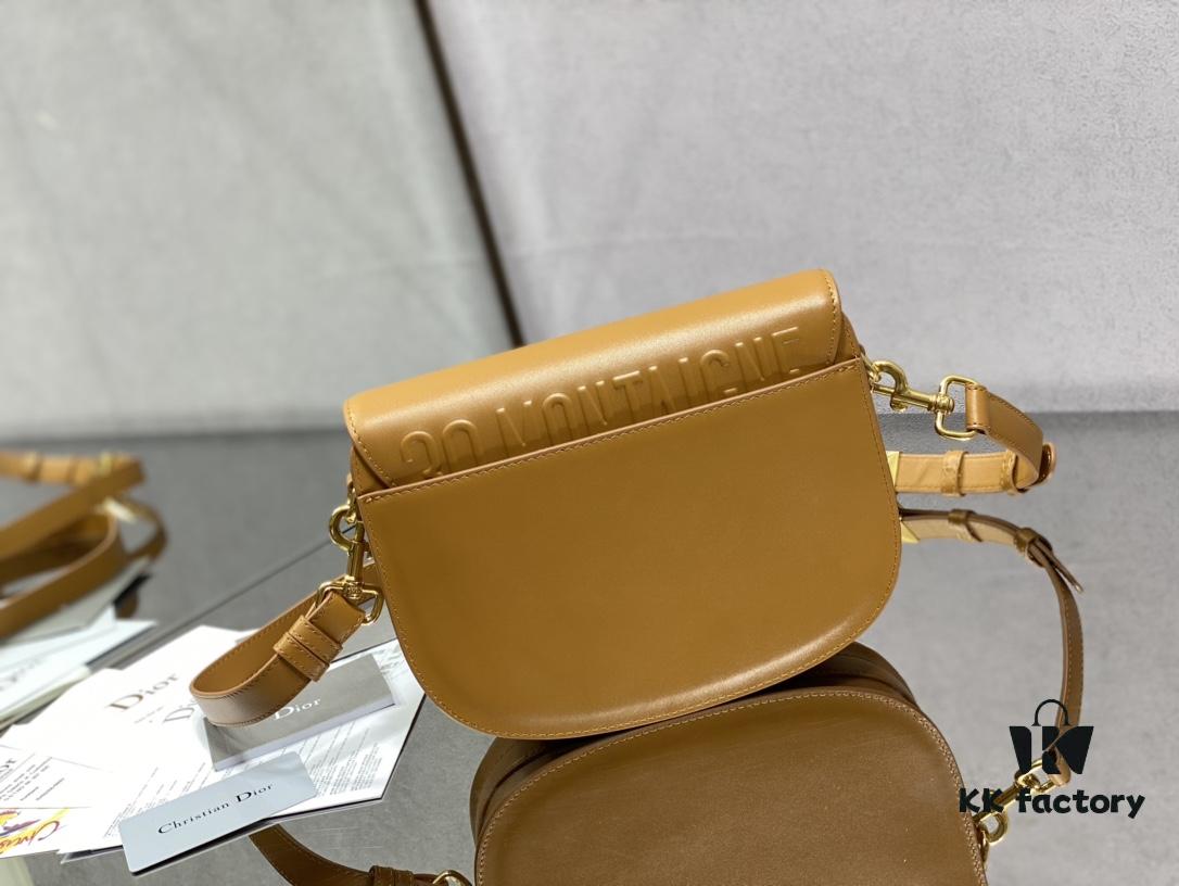 Medium Dior Bobby Handbag in Caramel Smooth Calfskin