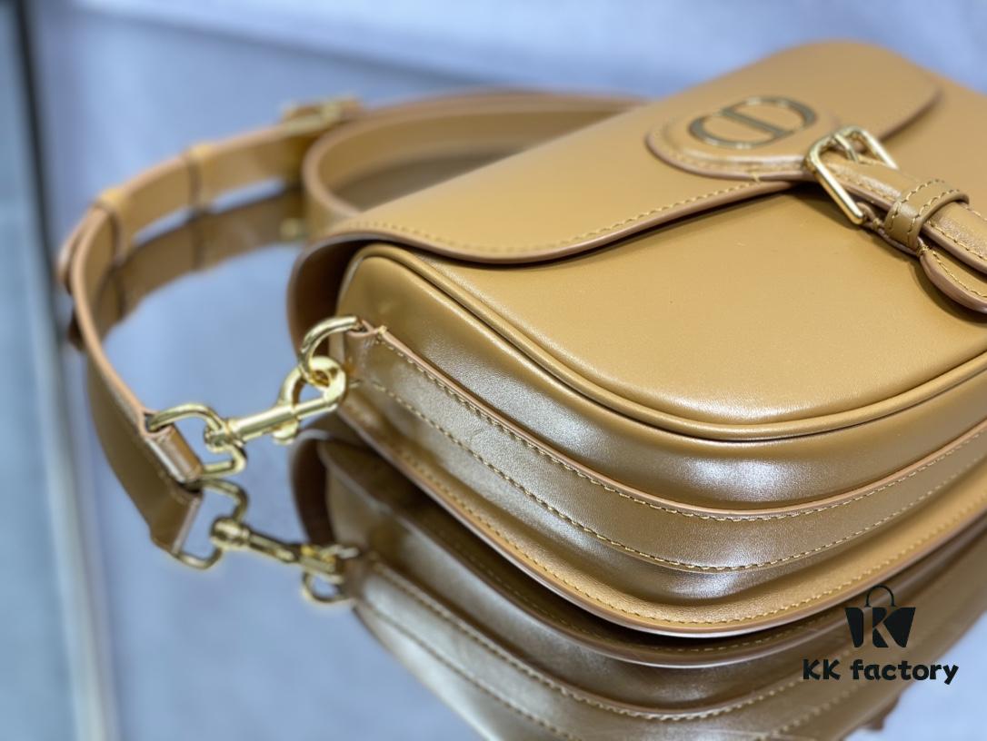 Medium Dior Bobby Handbag in Caramel Smooth Calfskin