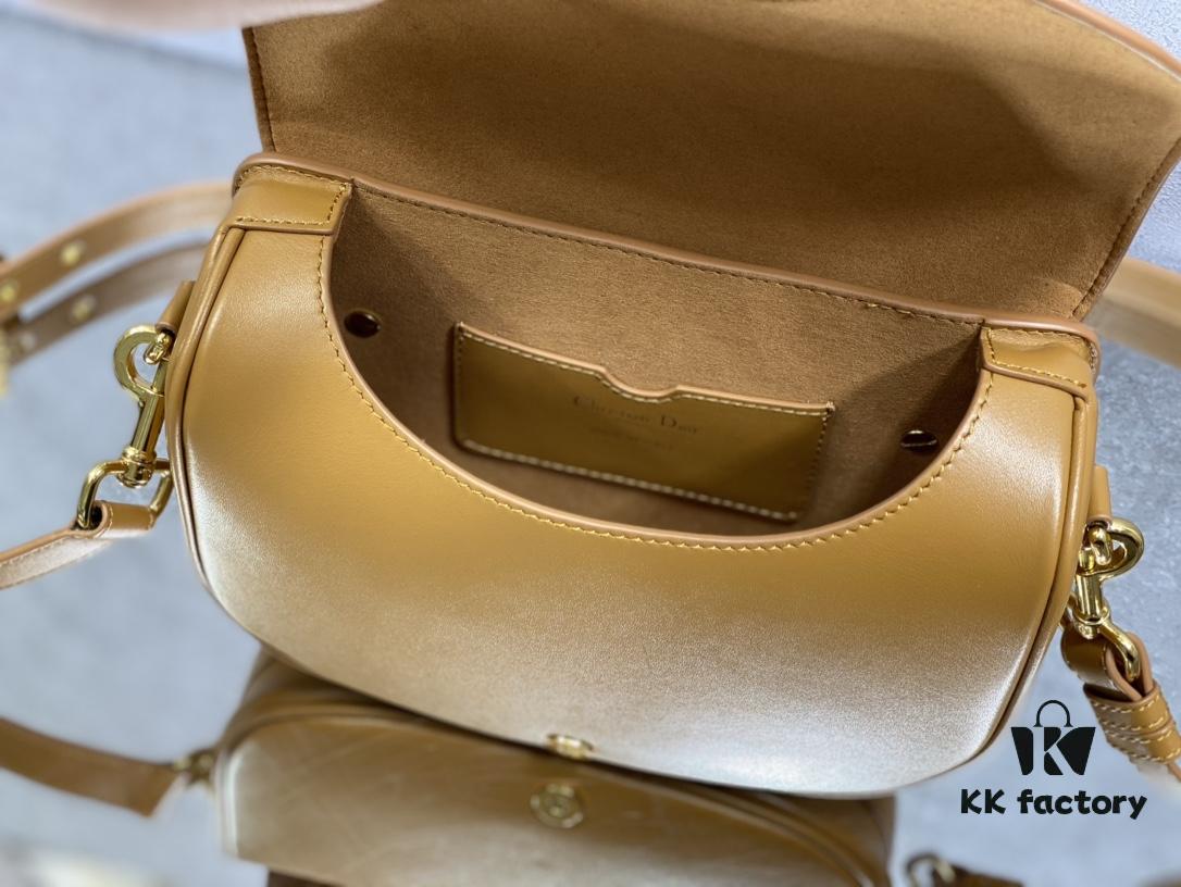 Medium Dior Bobby Handbag in Caramel Smooth Calfskin