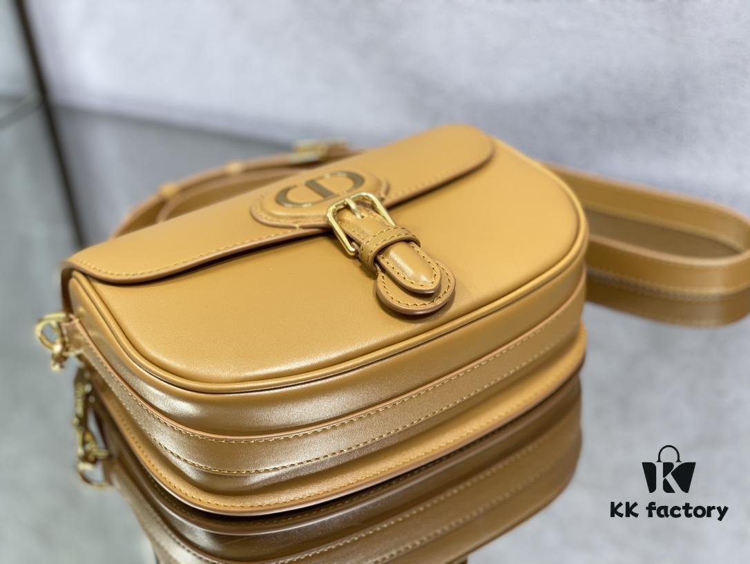 Medium Dior Bobby Handbag in Caramel Smooth Calfskin