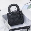 Lady Dior Quilted Matte Calfskin Flap Handbag