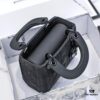 Lady Dior Quilted Matte Calfskin Flap Handbag