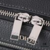 Authentic Dior Crossbody Bag 1SFPO206 (Gray Leather with Silkscreen Logo) - Italian Craftsmanship