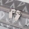 Gray Oblique Galaxy Printed Calfskin Leather Bag - Model: 1ESPO206