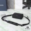 Dior Homme Men's Camera Crossbody Bag Model 206VPI-H03E (Black Jacquard)