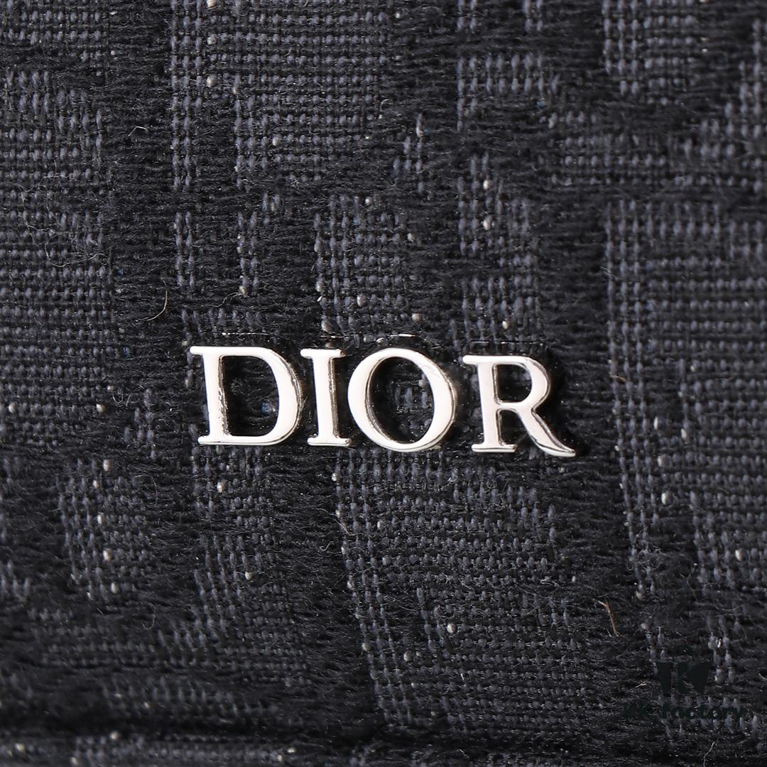 Dior Homme Men's Camera Crossbody Bag Model 206VPI-H03E (Black Jacquard)
