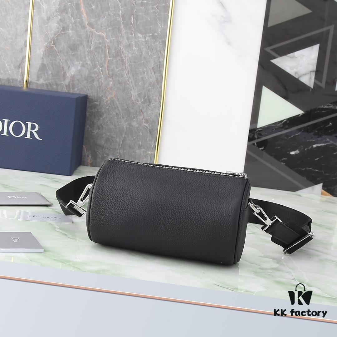 Dior ROLLER DIOR OBLIQUE Men's Shoulder and Crossbody Bag / Cylindrical Bag [Includes Original Retail Box]