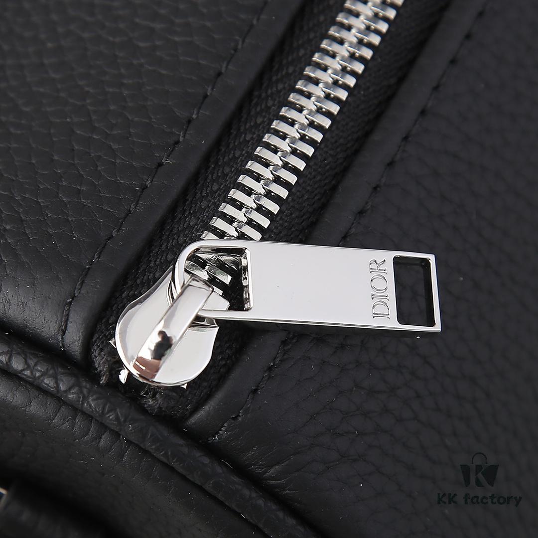 Dior ROLLER DIOR OBLIQUE Men's Shoulder and Crossbody Bag / Cylindrical Bag [Includes Original Retail Box]