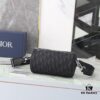 Dior ROLLER DIOR OBLIQUE Men's Shoulder and Crossbody Bag / Cylindrical Bag [With Original Retail Box]