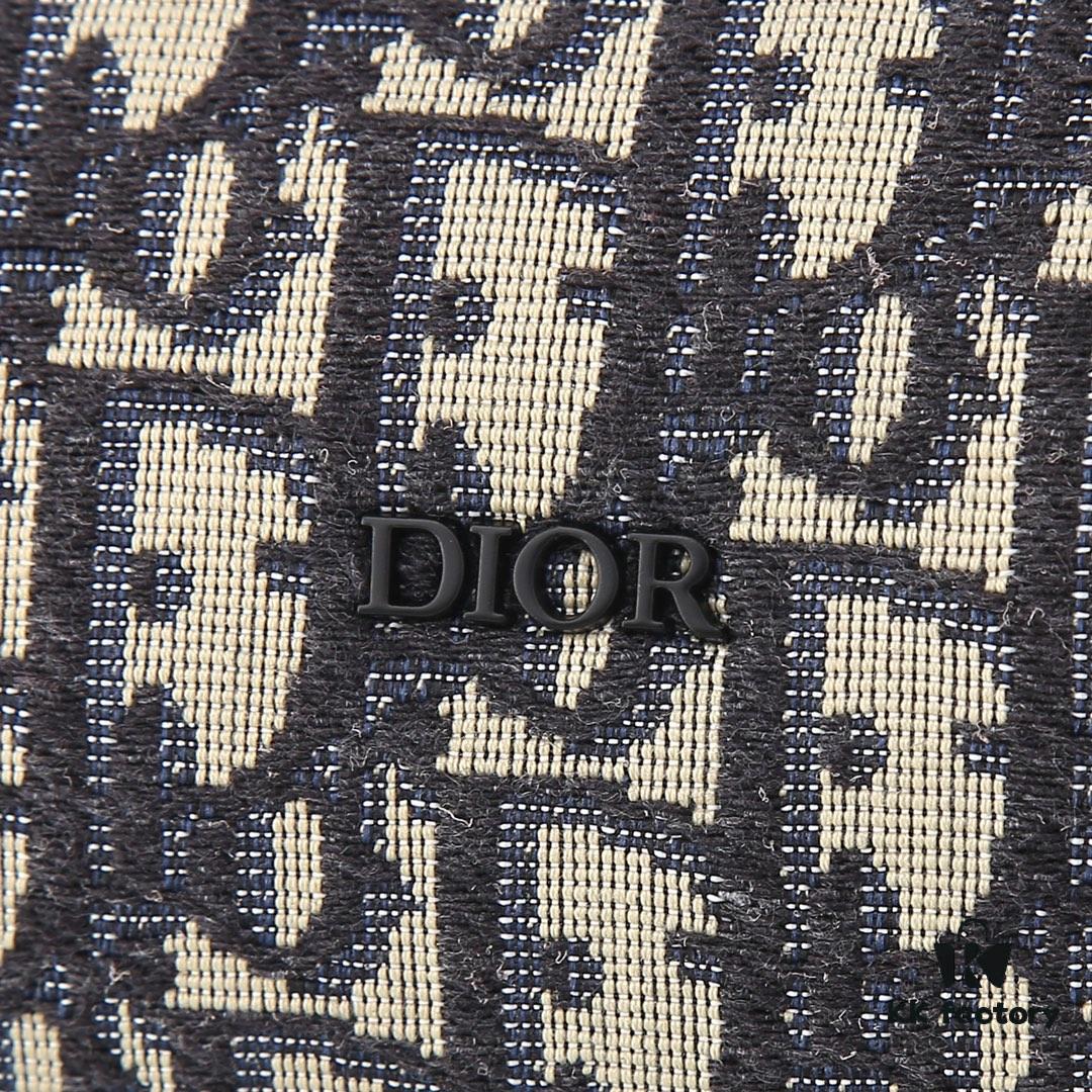 Dior ROLLER DIOR OBLIQUE Men's Shoulder and Crossbody Bag / Cylindrical Bag [Includes Original Retail Box]