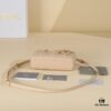 Beige Lambskin Cannage Lady D-Joy Bag