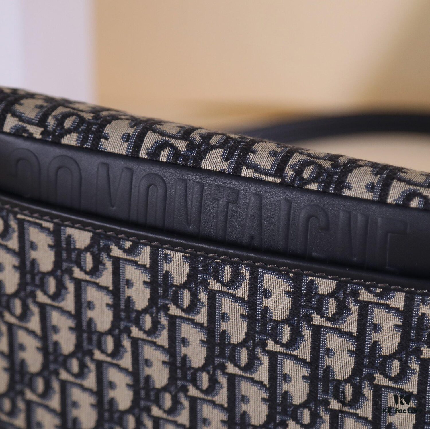 Dior Bobby Medium Shoulder Bag in Black Smooth Calfskin with Vintage Gold-Tone Hardware