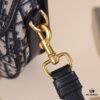 Dior Bobby Medium Shoulder Bag in Black Smooth Calfskin with Vintage Gold Hardware