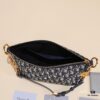 Diorstar Hobo Chain Bag in Blue Oblique Jacquard Fabric