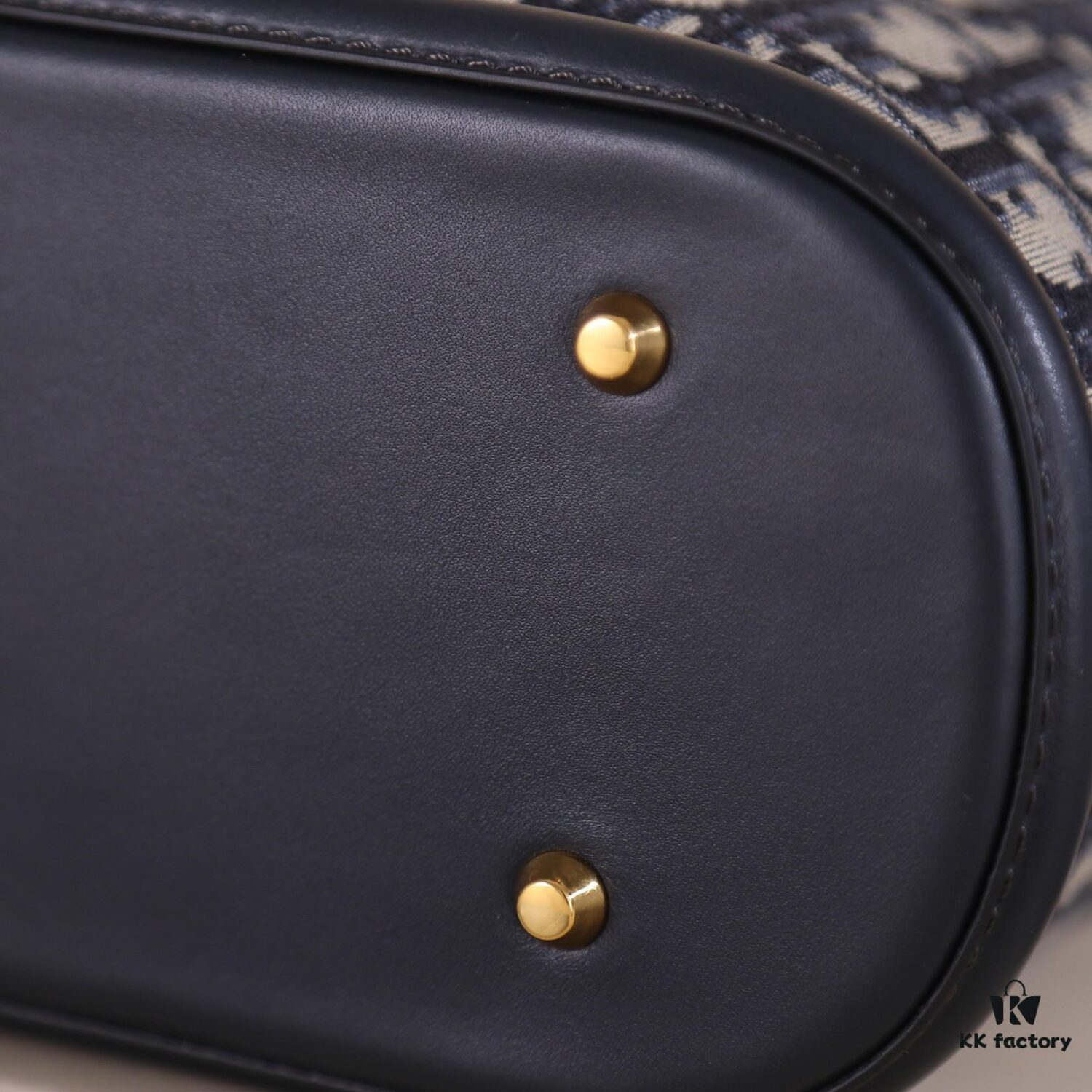 Medium Cest Dior Handbag in Blue Oblique Canvas