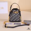 Small Cest Dior Handbag in Blue Oblique Print - Exclusive Channel Stock