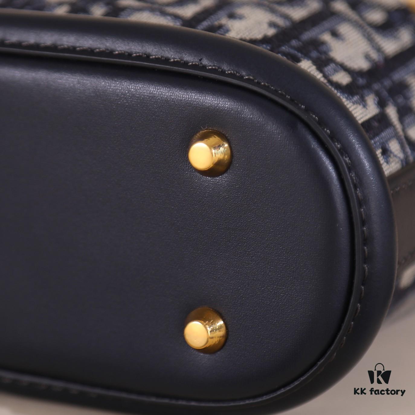 Small Cest Dior Handbag in Blue Oblique Print - Exclusive Channel Stock