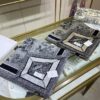 Hot Sale! Authentic High-End Dior Latest Collection 'D Jungle Animal' 140 Shawl - Cashmere Blend Square Scarf