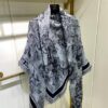 Hot Sale! Authentic High-End Dior Latest Collection 'D Jungle Animal' 140 Shawl - Cashmere Blend Square Scarf