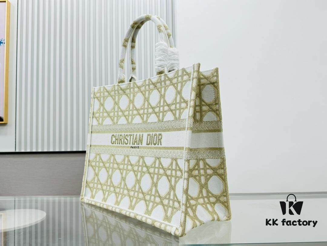 Thick Yarn Heavy Fabric Original Order Large Size Di0r Book Tote