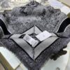 Hot Sale! Authentic High-End Dior Latest Collection 'D Jungle Animal' 140 Shawl - Cashmere Blend Square Scarf