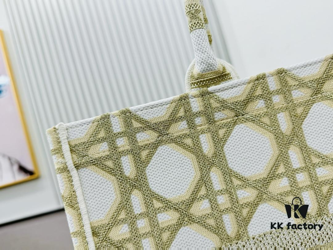 Thick Yarn Heavy Fabric Original Order Large Size Di0r Book Tote