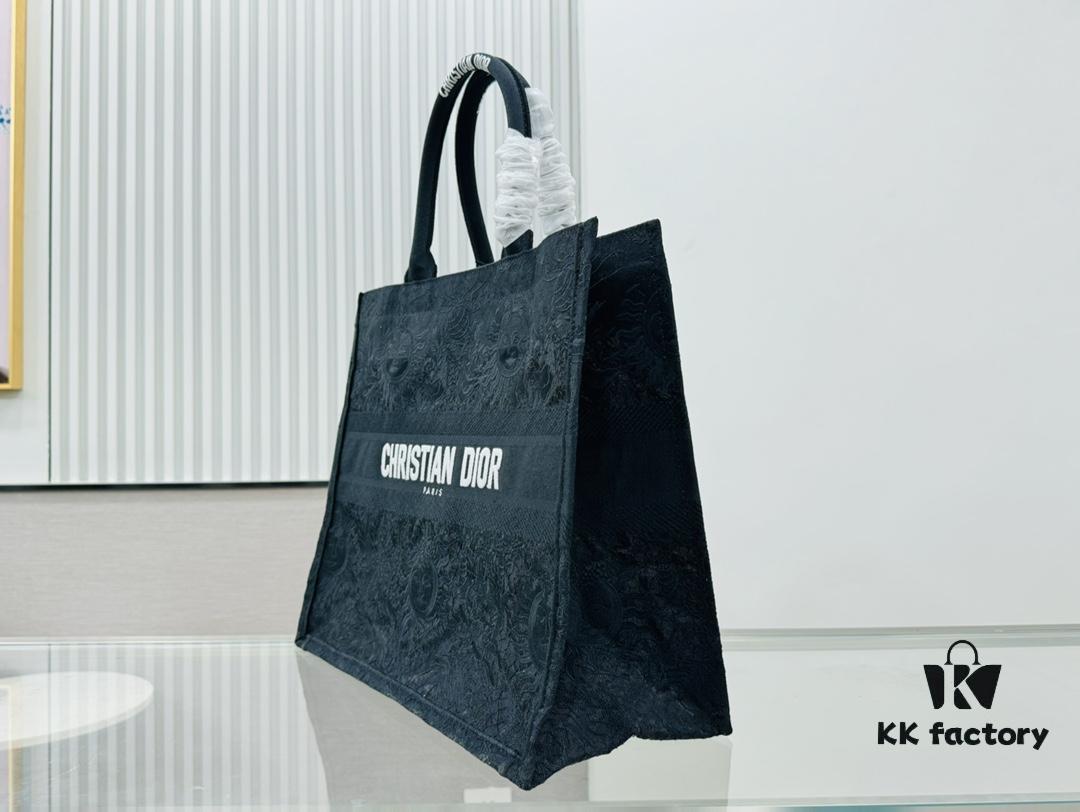 Oversized Original Order Thick Yarn Fabric Dior Book Tote