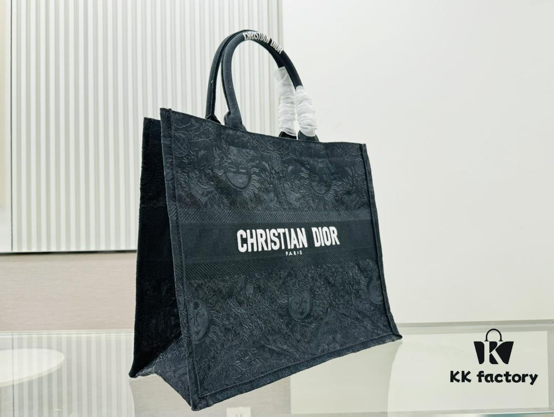 Oversized Original Order Thick Yarn Fabric Dior Book Tote