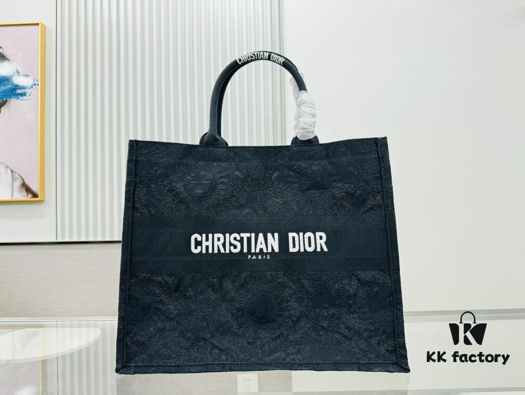Oversized Original Order Thick Yarn Fabric Dior Book Tote