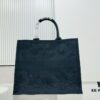 Oversized Original Order Thick Yarn Fabric Dior Book Tote