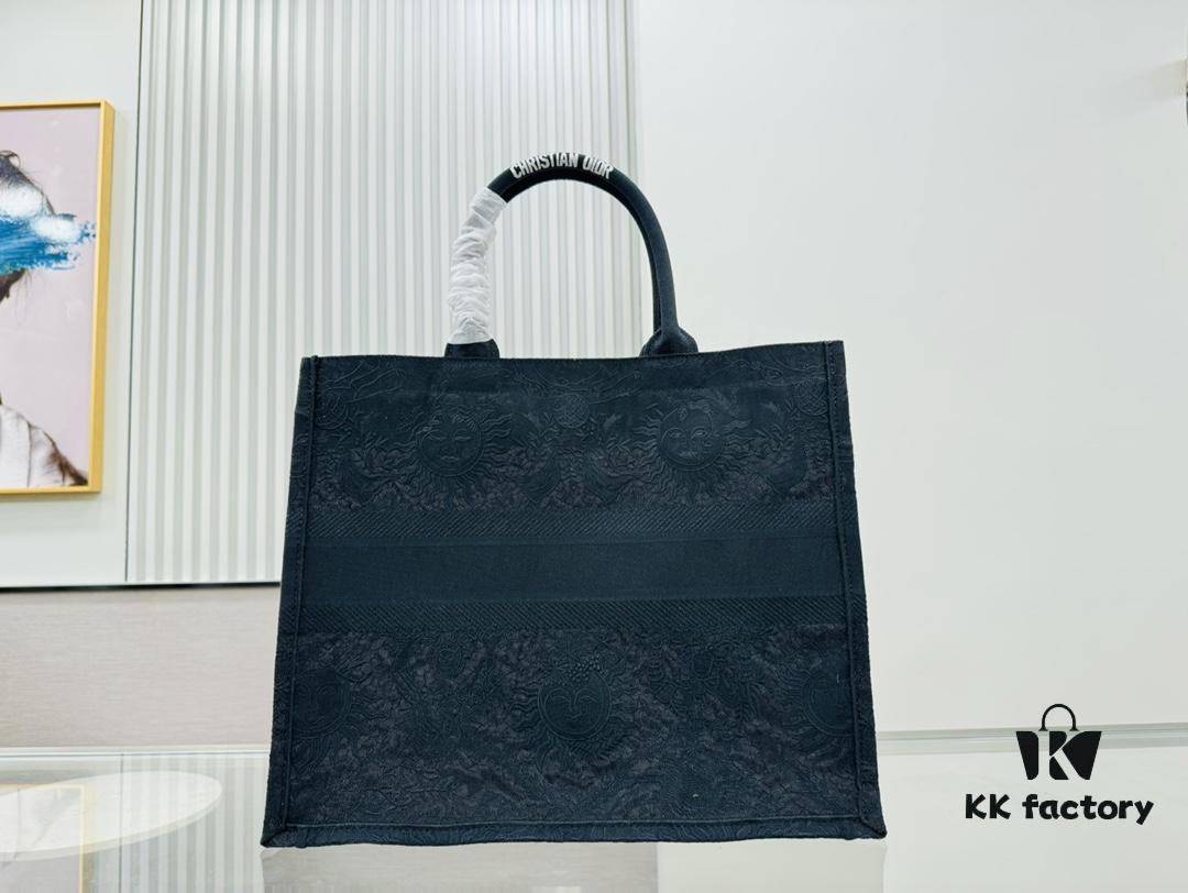 Oversized Original Order Thick Yarn Fabric Dior Book Tote