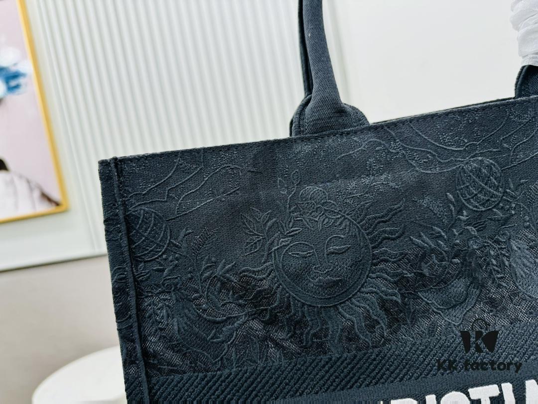 Oversized Original Order Thick Yarn Fabric Dior Book Tote