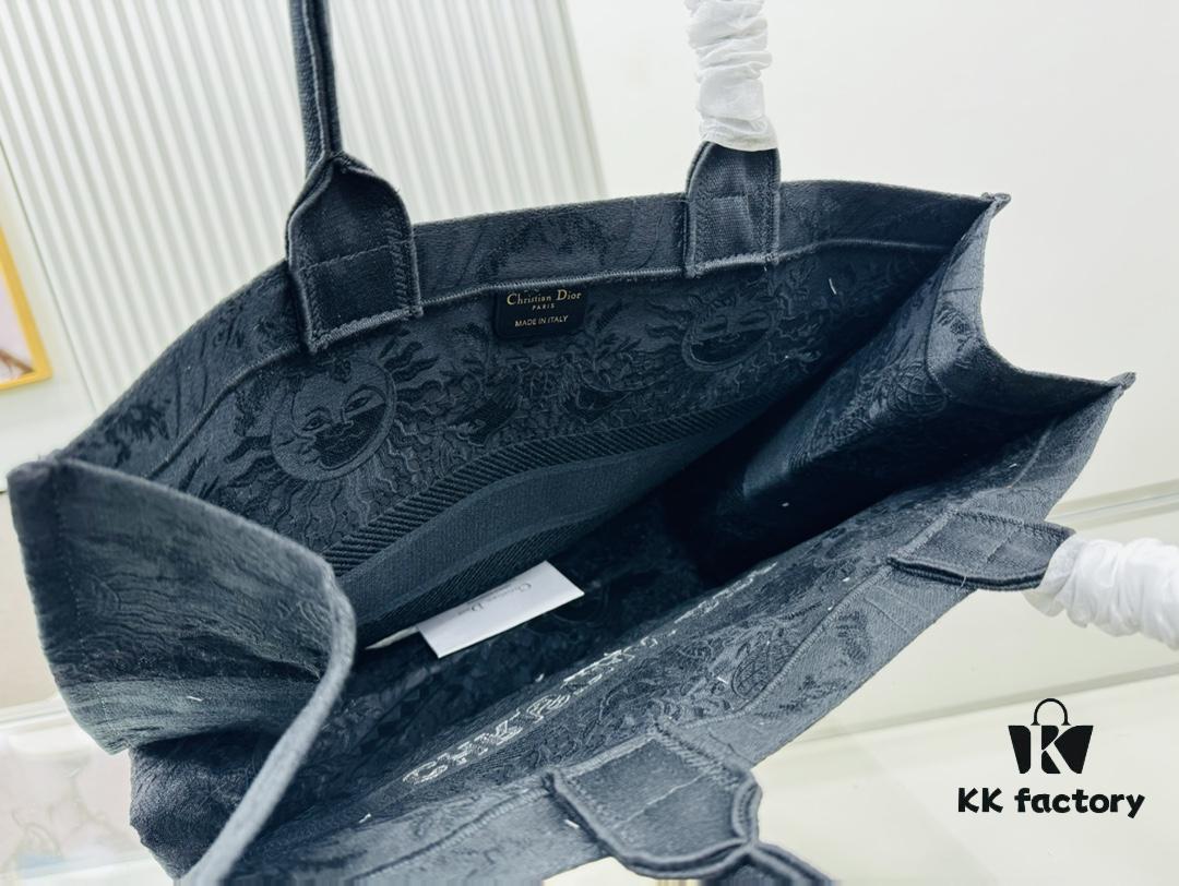 Oversized Original Order Thick Yarn Fabric Dior Book Tote