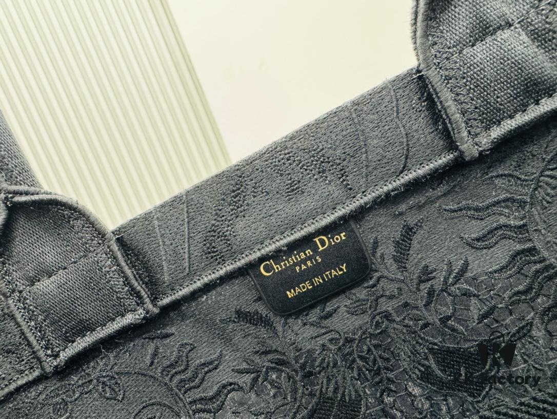 Oversized Original Order Thick Yarn Fabric Dior Book Tote