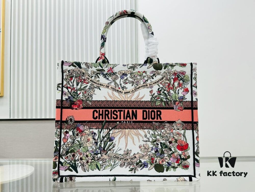 Thick Thread, Heavy Fabric Original Order Large Size Di0r Book Tote