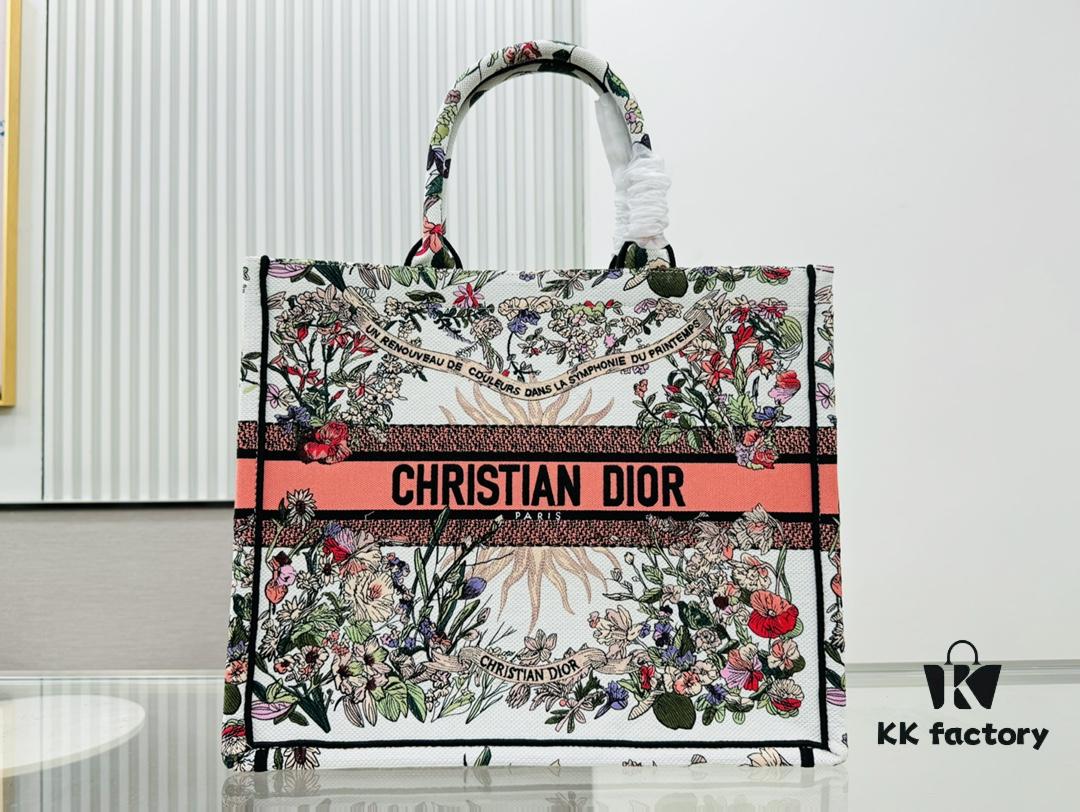 Thick Thread, Heavy Fabric Original Order Large Size Di0r Book Tote