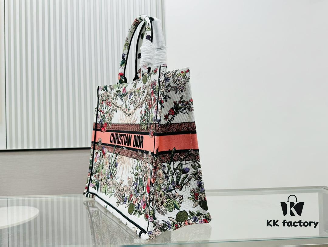 Thick Thread, Heavy Fabric Original Order Large Size Di0r Book Tote