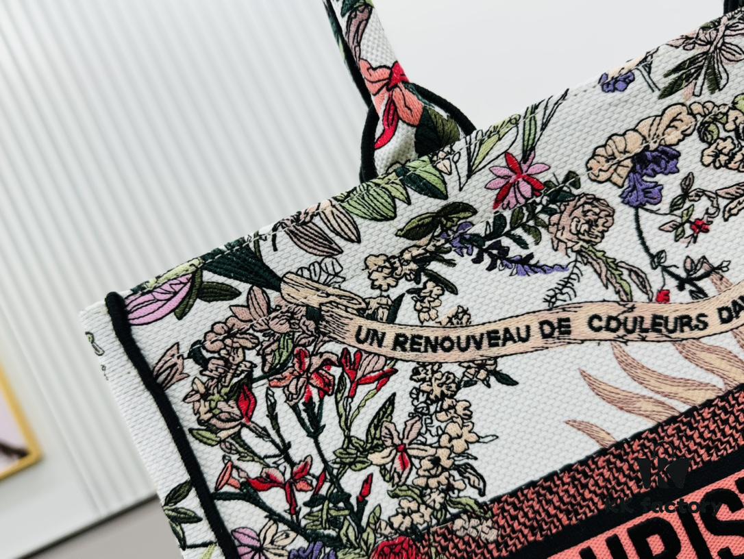 Thick Thread, Heavy Fabric Original Order Large Size Di0r Book Tote