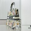 Oversized Original Order Thick Yarn Fabric Dior Book Tote