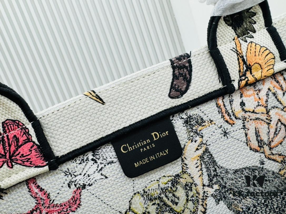 Oversized Original Order Thick Yarn Fabric Dior Book Tote