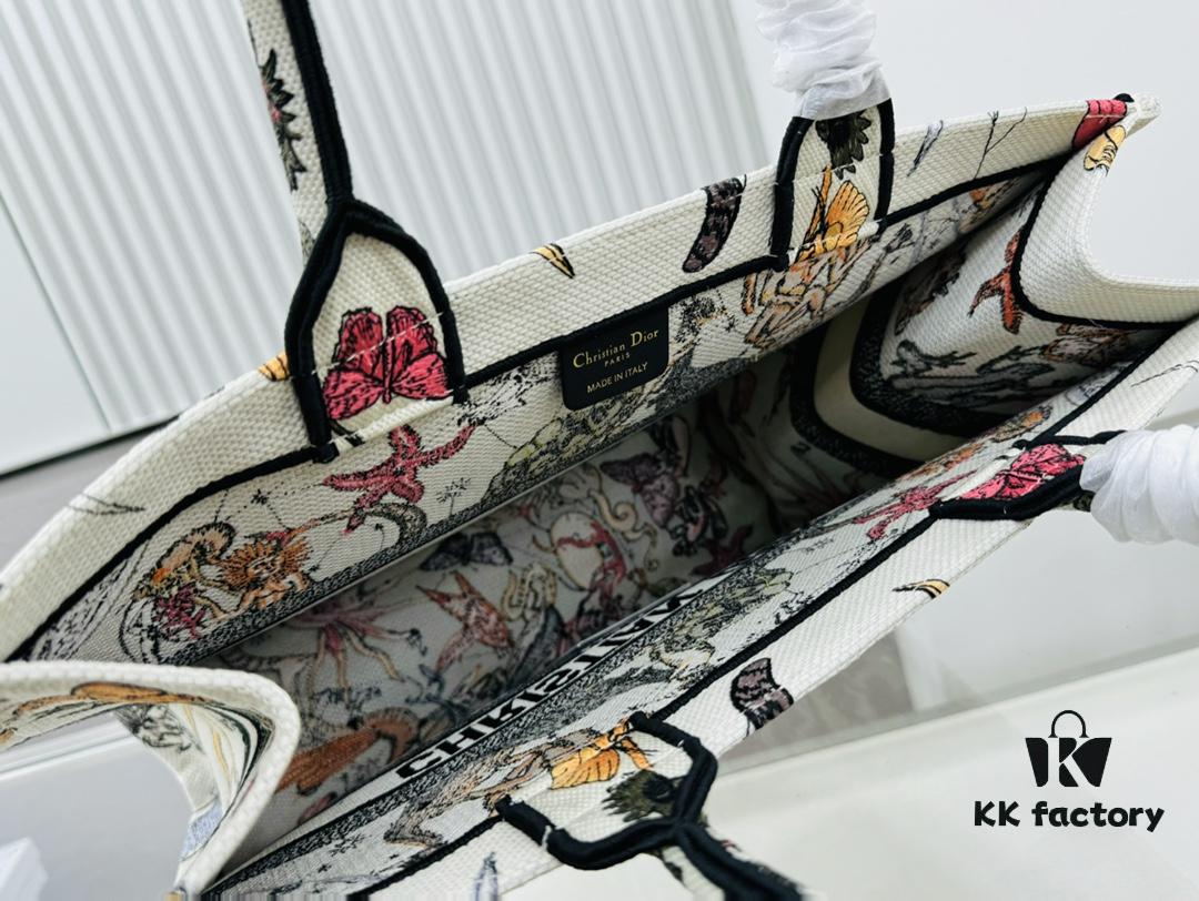 Oversized Original Order Thick Yarn Fabric Dior Book Tote