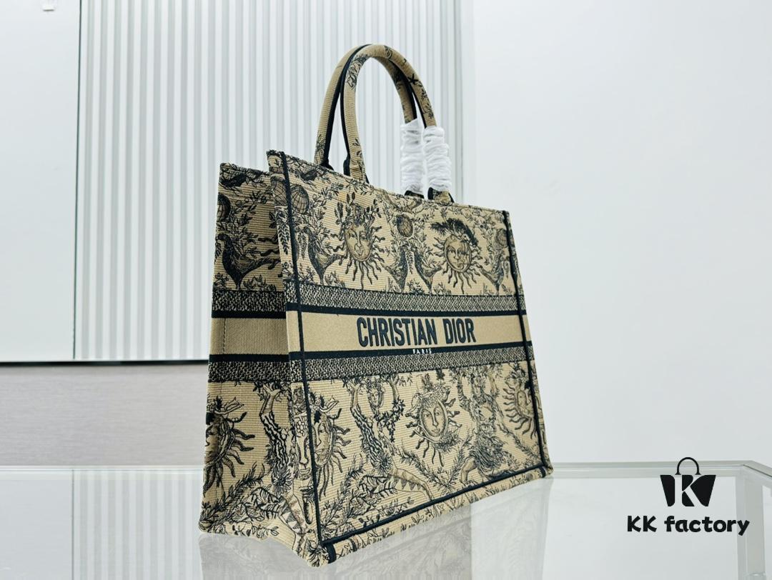 Oversized Original Order Thick Yarn Fabric Dior Book Tote