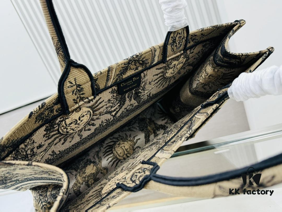 Oversized Original Order Thick Yarn Fabric Dior Book Tote