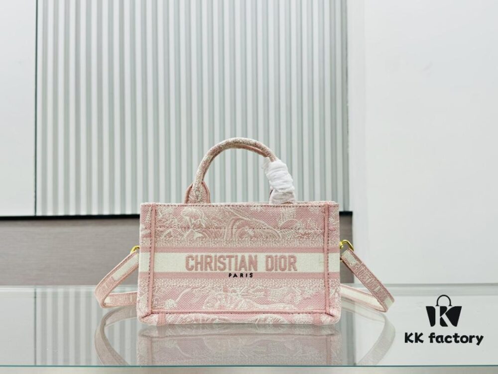 Pink Tiger, Ultra Mini with Shoulder Strap DIOR Book Tote 24 Spring/Summer New Arrival