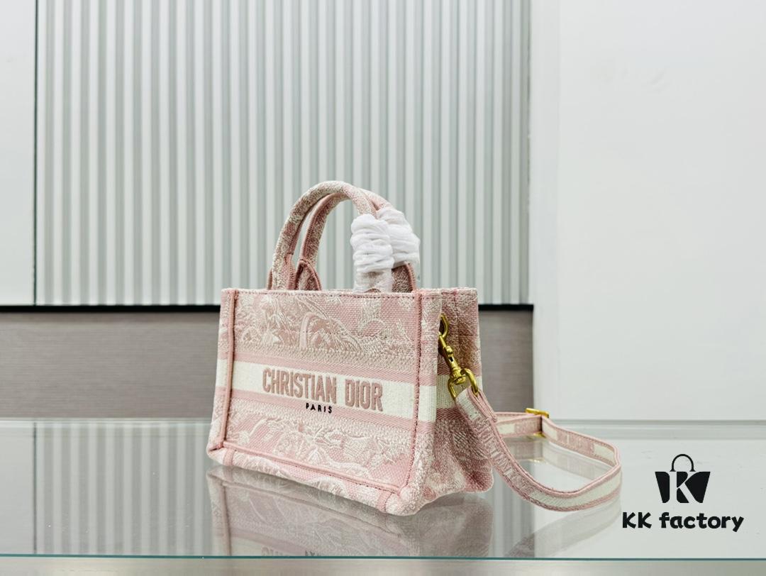 Pink Tiger, Ultra Mini with Shoulder Strap DIOR Book Tote 24 Spring/Summer New Arrival
