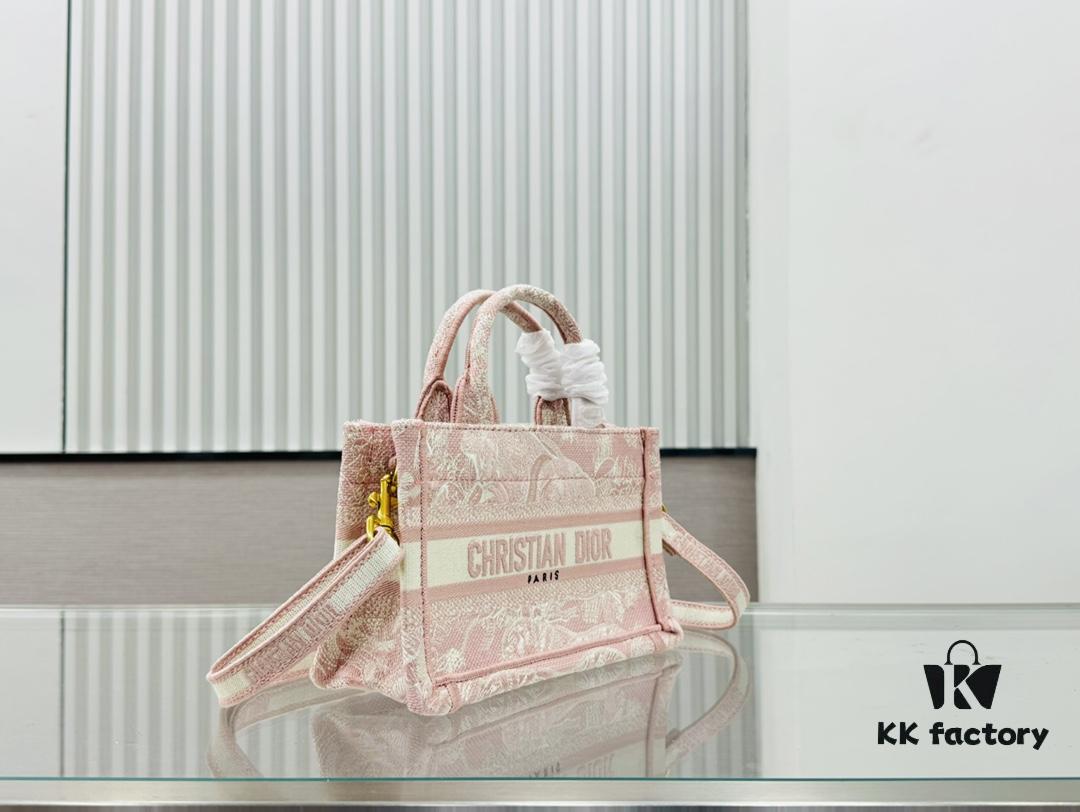 Pink Tiger, Ultra Mini with Shoulder Strap DIOR Book Tote 24 Spring/Summer New Arrival