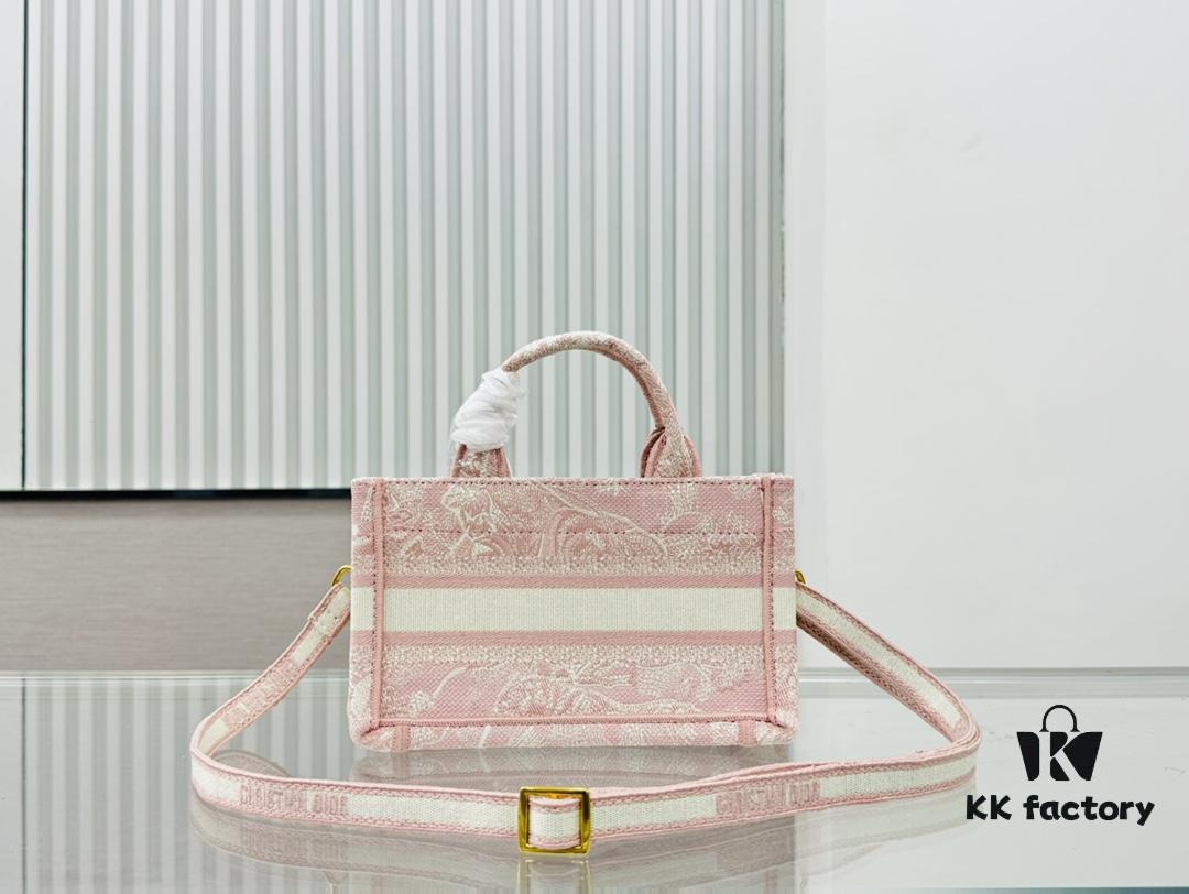 Pink Tiger, Ultra Mini with Shoulder Strap DIOR Book Tote 24 Spring/Summer New Arrival
