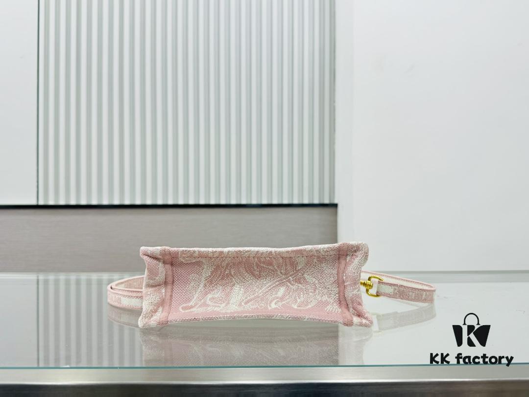 Pink Tiger, Ultra Mini with Shoulder Strap DIOR Book Tote 24 Spring/Summer New Arrival