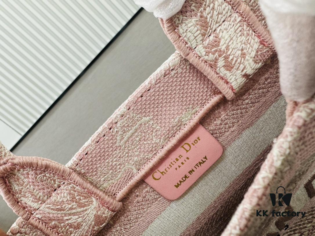 Pink Tiger, Ultra Mini with Shoulder Strap DIOR Book Tote 24 Spring/Summer New Arrival